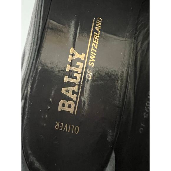 Bally Of Switzerland Oliver Loafer Shoe Black Nappa Leather Men Size 10.5 N JL main image 8